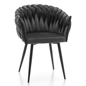 krzesło LATINA szary welur