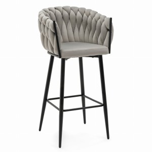 hoker LATINA jasnoszary welur