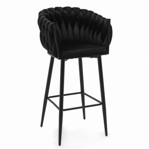 hoker LATINA czarny welur 