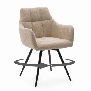 krzesło LUGANO obrotowe jasnobeżowy