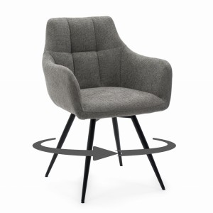 krzesło LUGANO obrotowe szary