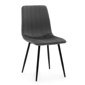 Krzesło GELA szary welur