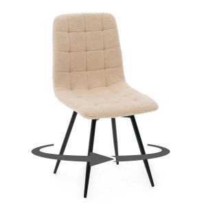 Krzesło ARCO obrotowe ciemnobeżowy boucle